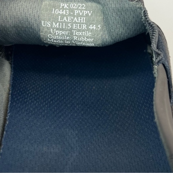 Olukai Lae'ahi Shoes Mens 11.5 Gray Pavement Slip On Casual Comfort Sneakers - Picture 4 of 7